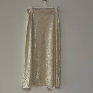 New Zara cream A line skirt size Xs